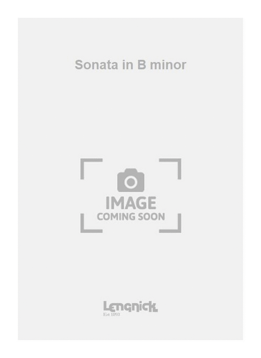 Sonata in B minor Sonata in B minor Piano Solo scores gallery preview page 1