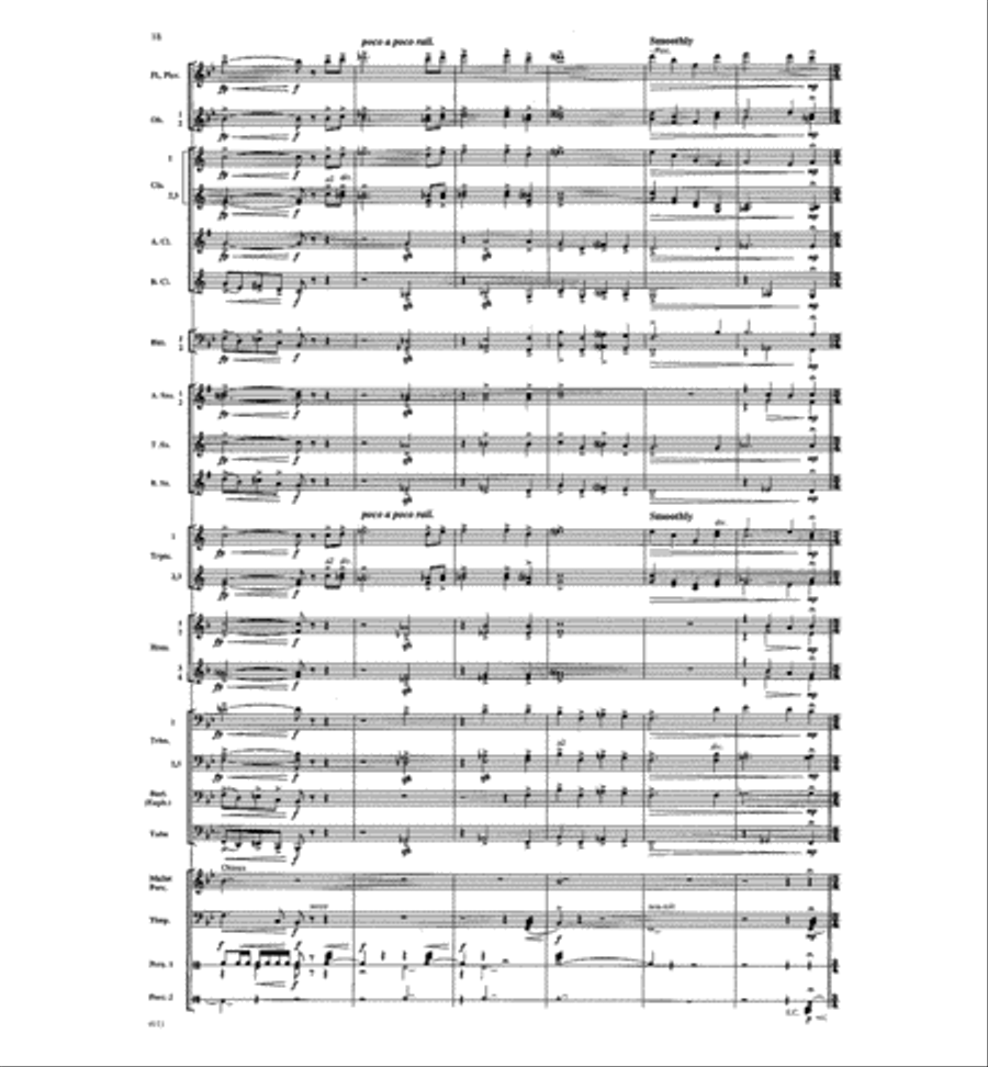 Dawn of a New Day Concert Band scores gallery preview page 17