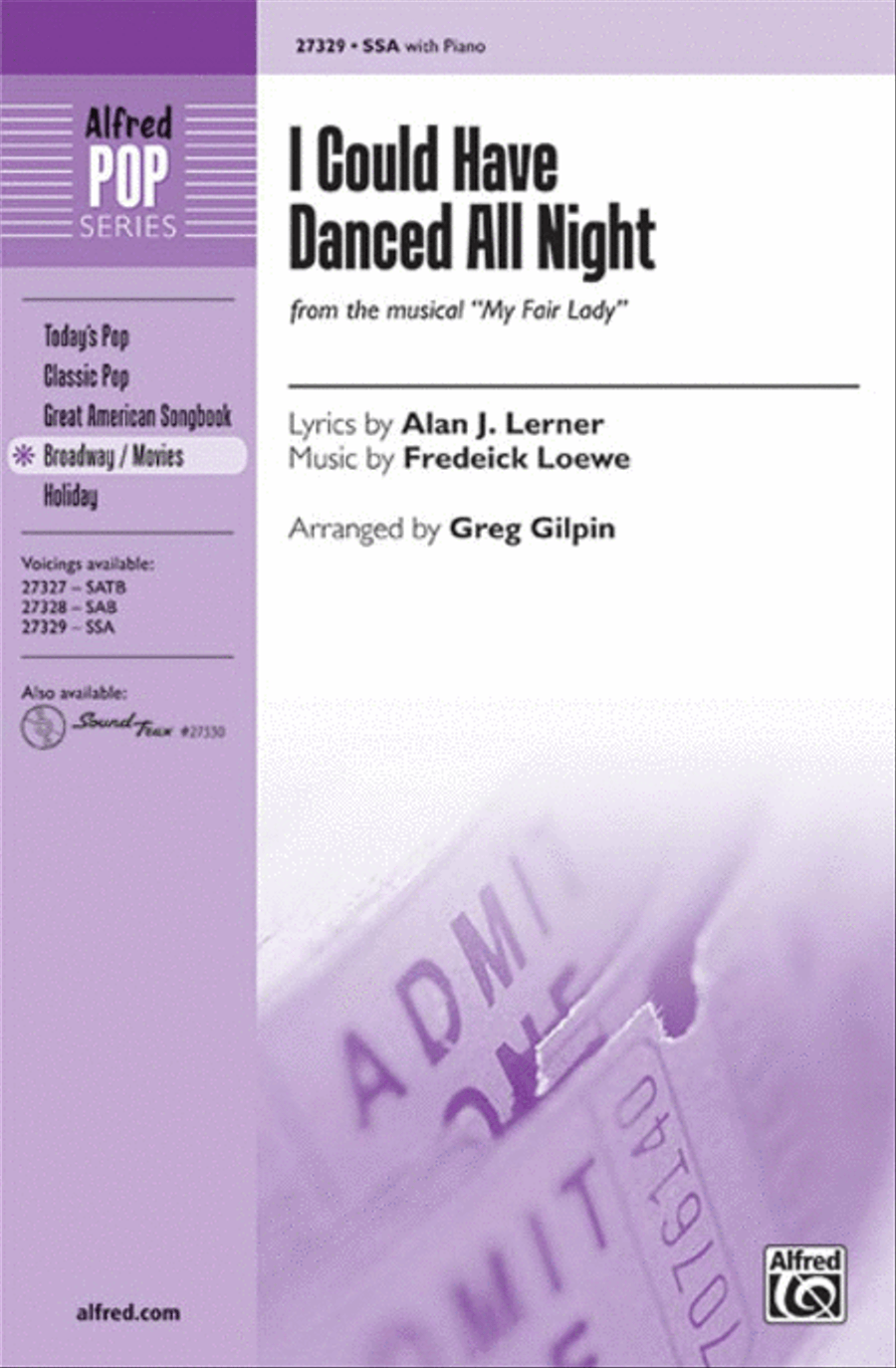 I Could Have Danced All Night Women's Choir scores gallery preview page 1
