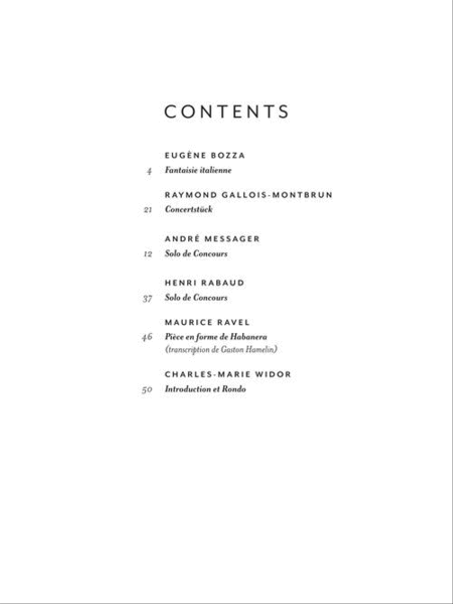 French Music for Clarinet Clarinet Solo scores gallery preview page 3