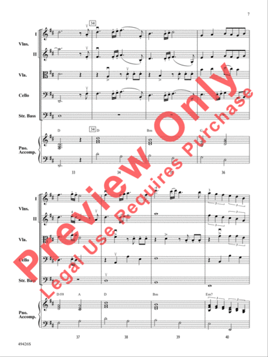 Come Fly With Me Come Fly With Me String Orchestra scores gallery preview page 8