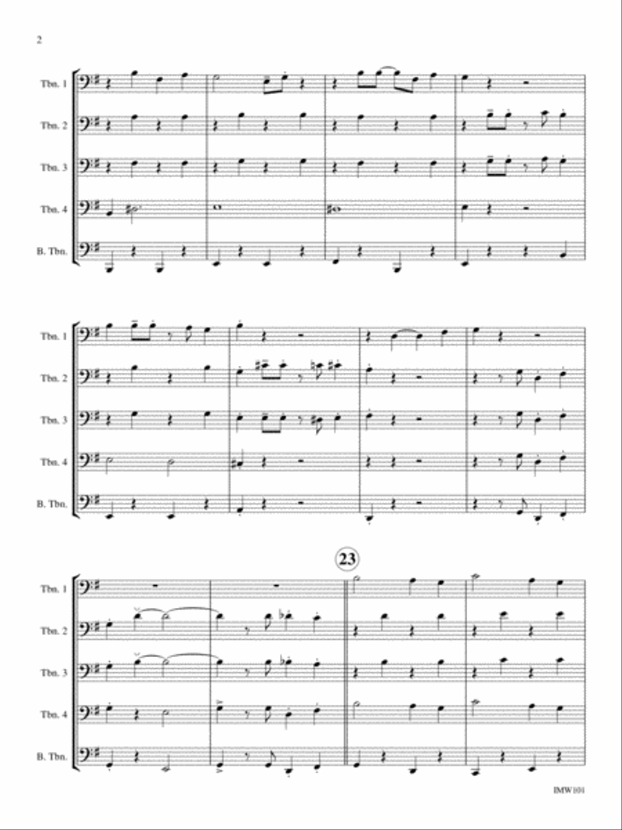 Snow Miser Trombone scores gallery preview page 3