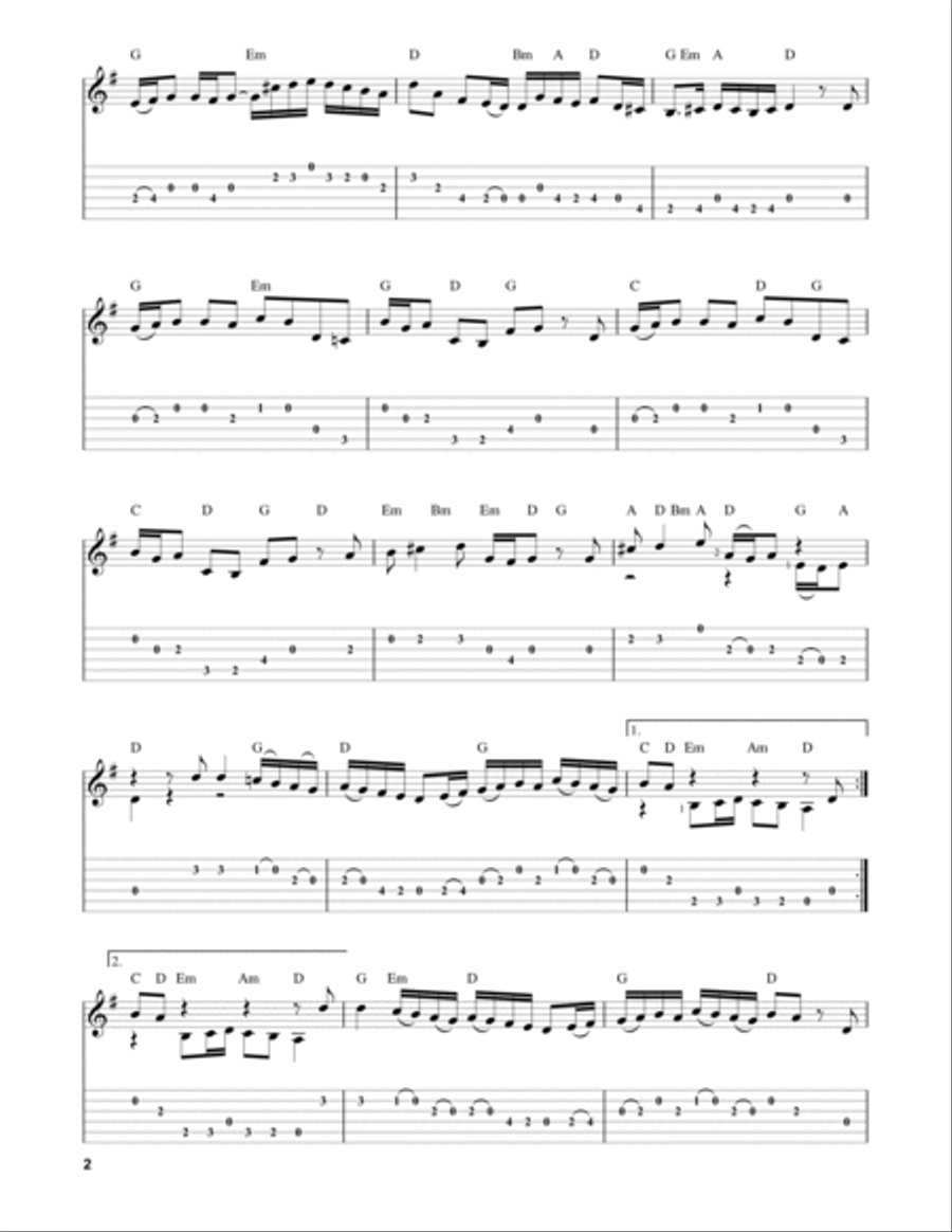 Awake (Wachet Auf), Sleepers Acoustic Guitar scores gallery preview page 2
