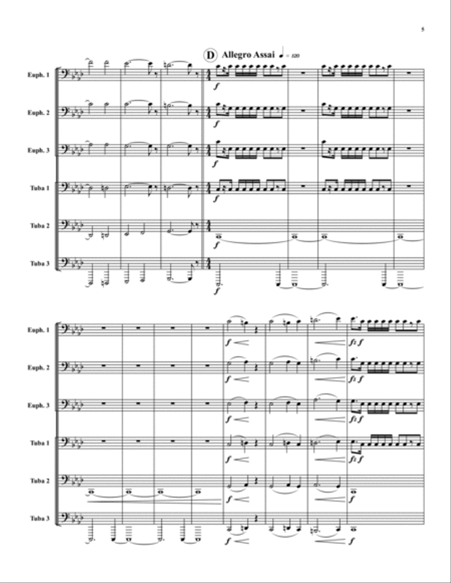 Finlandia Euphonium scores gallery preview page 5