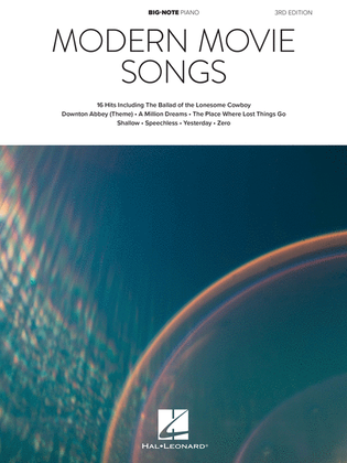 Book cover for Modern Movie Songs - 3rd Edition