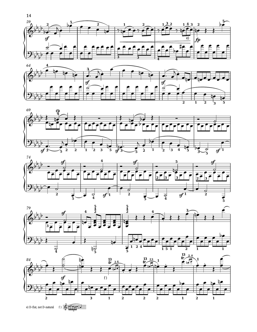 Piano Sonata No. 1 In F Minor, Op. 2, No. 1 Piano Solo scores gallery preview page 3