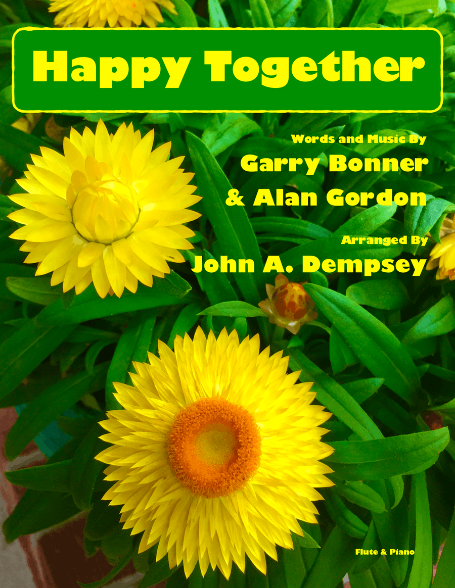 Happy Together Flute Solo scores gallery preview page 1