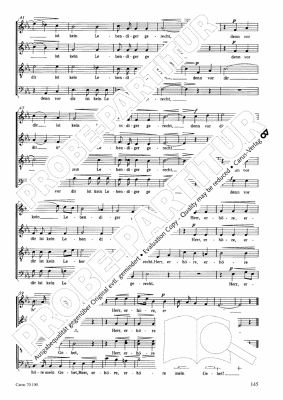 Geistliches Chorbuch der Romantik Choir scores gallery preview page 146