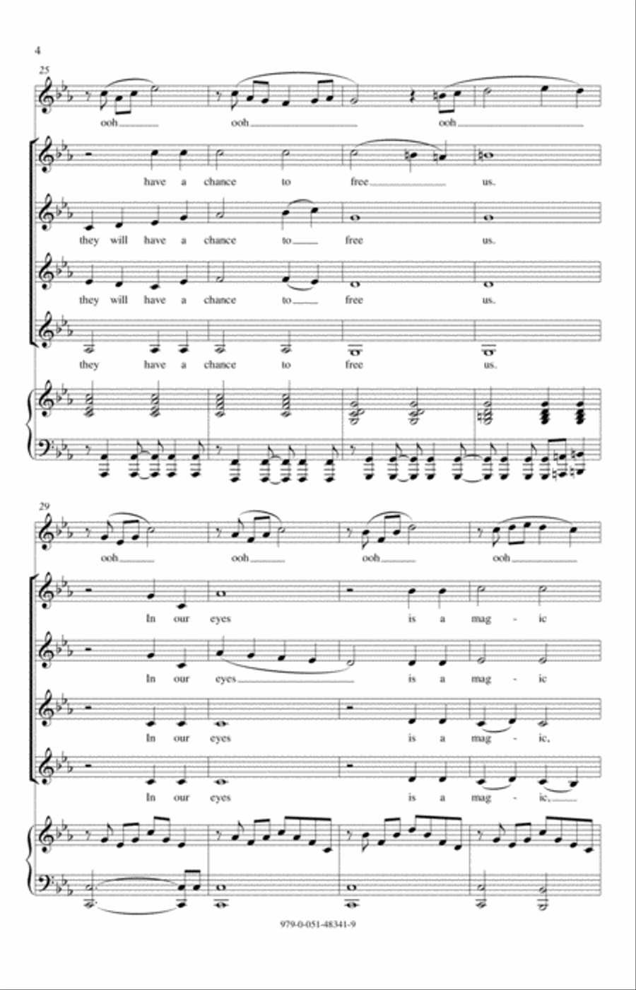 Feel Your Spirit Sing SSAA scores gallery preview page 4