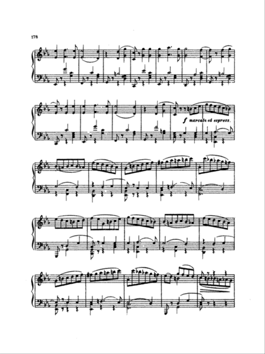Tchaikovsky: Eighteen Piano Pieces, Op. 72; Aveu Passionne; Valse, Op. 40, No. 9, 1st Version Piano Solo scores gallery preview page 2