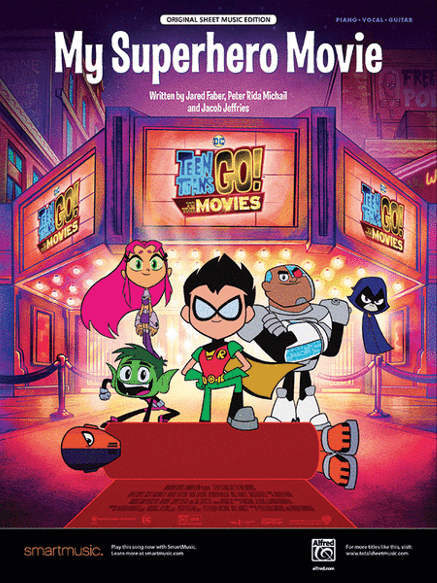 My Superhero Movie Piano, Vocal, Guitar scores gallery preview page 1