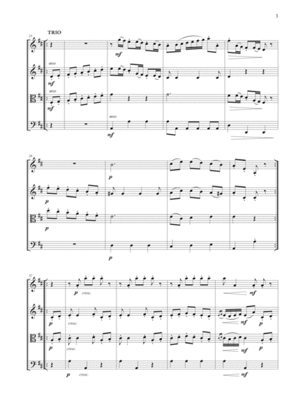 Boccherini's Minuet for String Quartet image number null