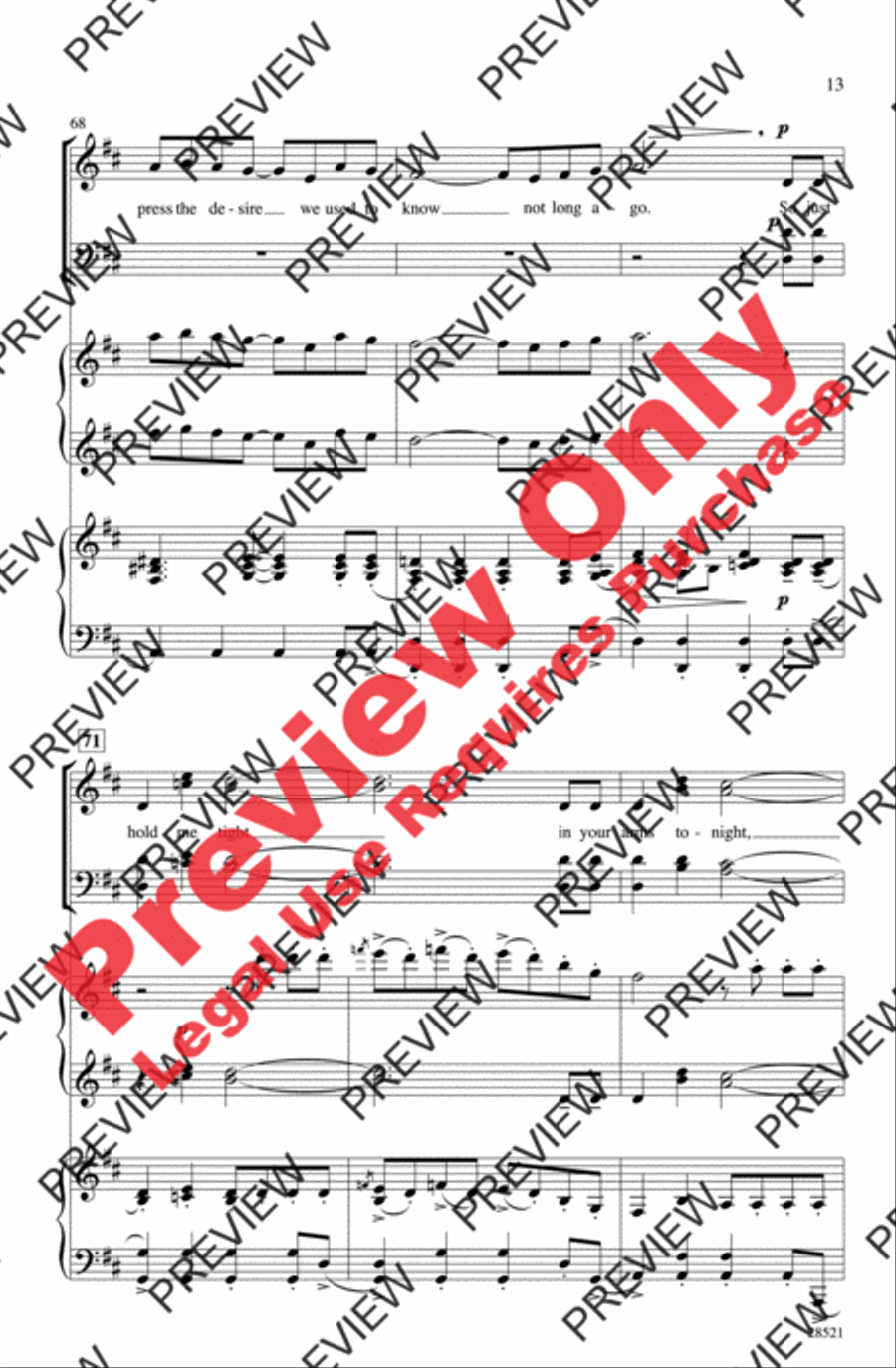 Blue Tango Blue Tango 4-Part scores gallery preview page 13