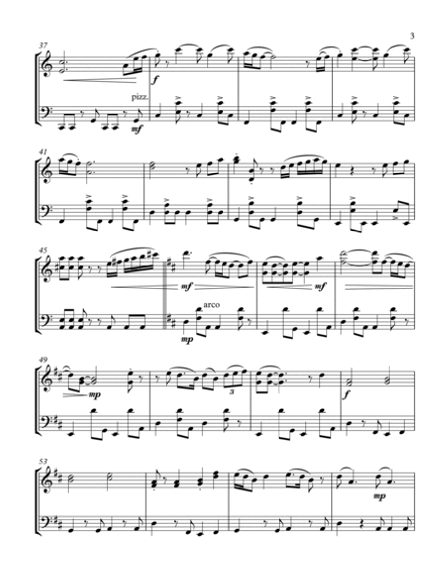 My Girl String Duet scores gallery preview page 6