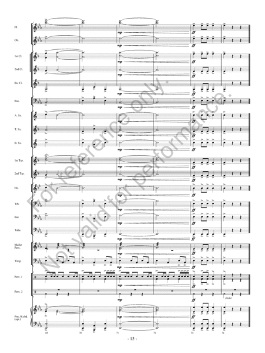Captain Courageous Concert Band scores gallery preview page 16