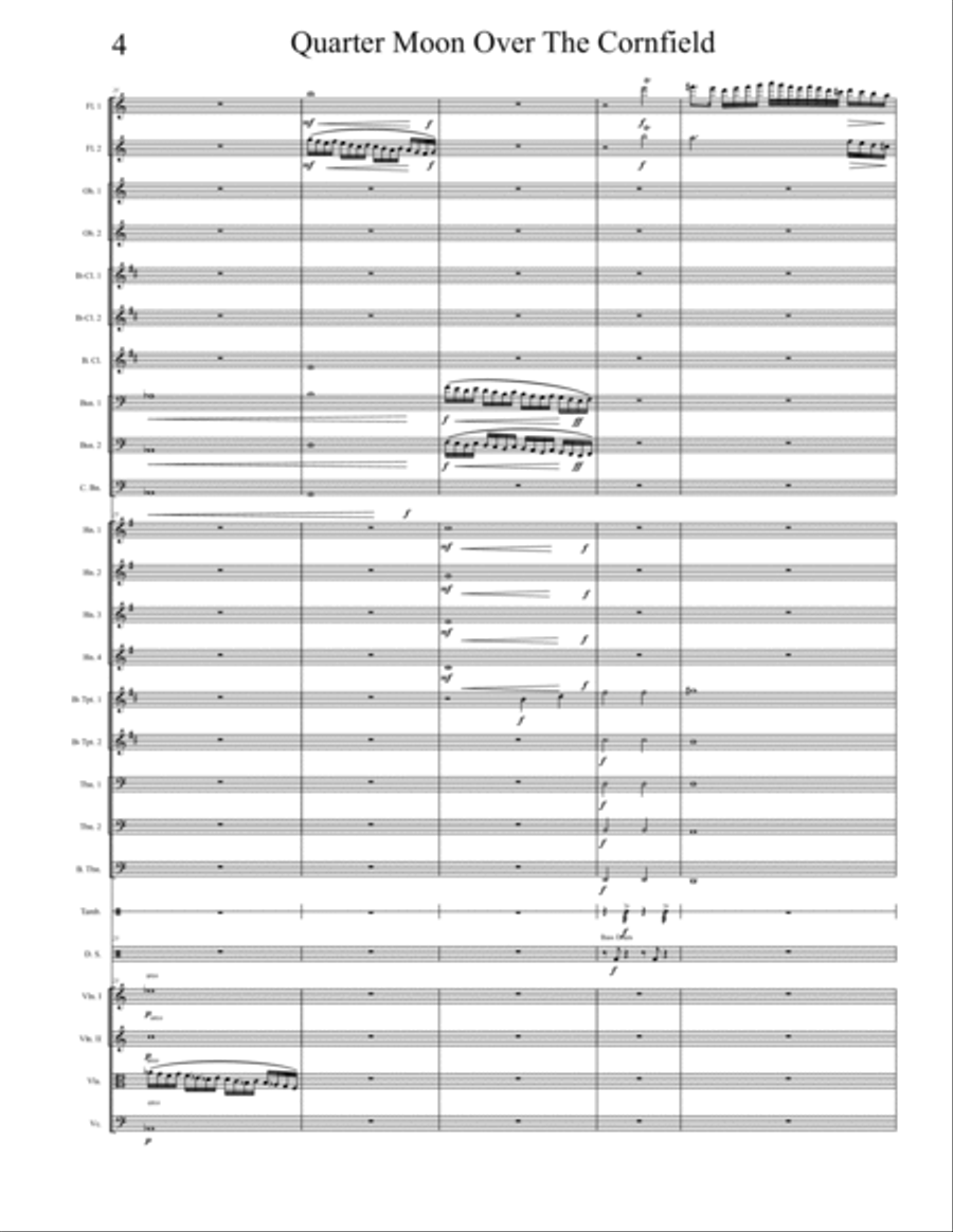 Quarter Moon Over The Cornfield Chamber Orchestra scores gallery preview page 4