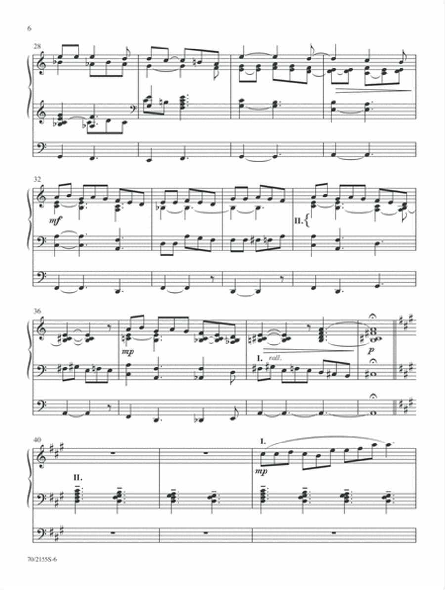 Gregorian Impressions Organ scores gallery preview page 6