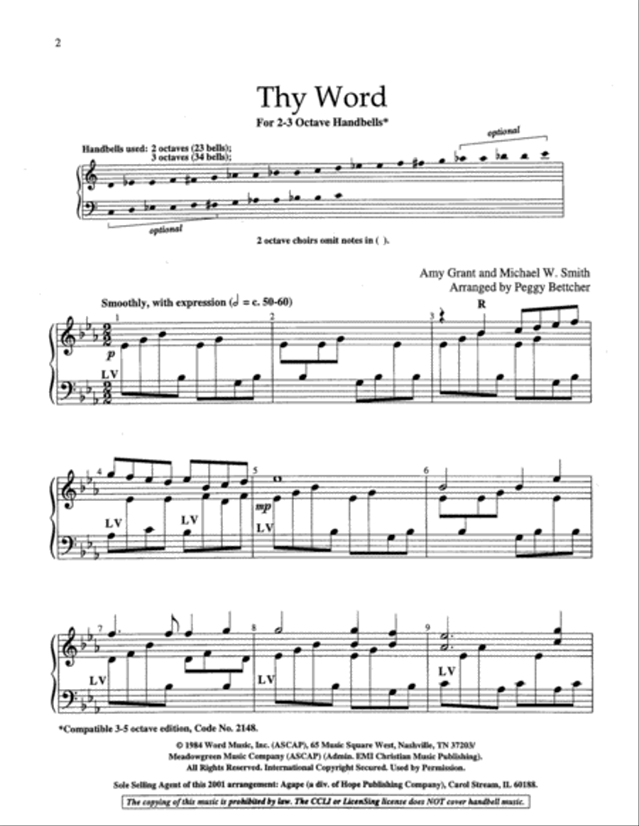 Thy Word 3-Octaves scores gallery preview page 2