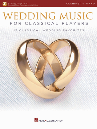Book cover for Wedding Music for Classical Players - Clarinet and Piano