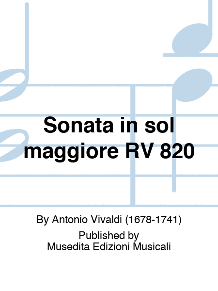 Sonata in sol maggiore RV 820