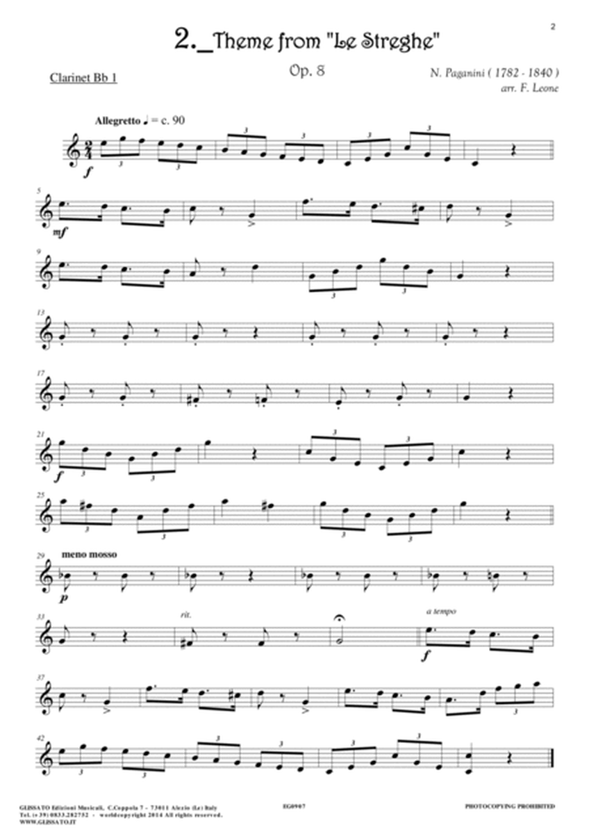 10 Romantic Pieces for Clarinet Quartet (set of parts) image number null