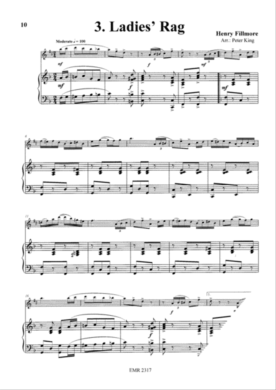 15 Rags Alto Saxophone scores gallery preview page 5