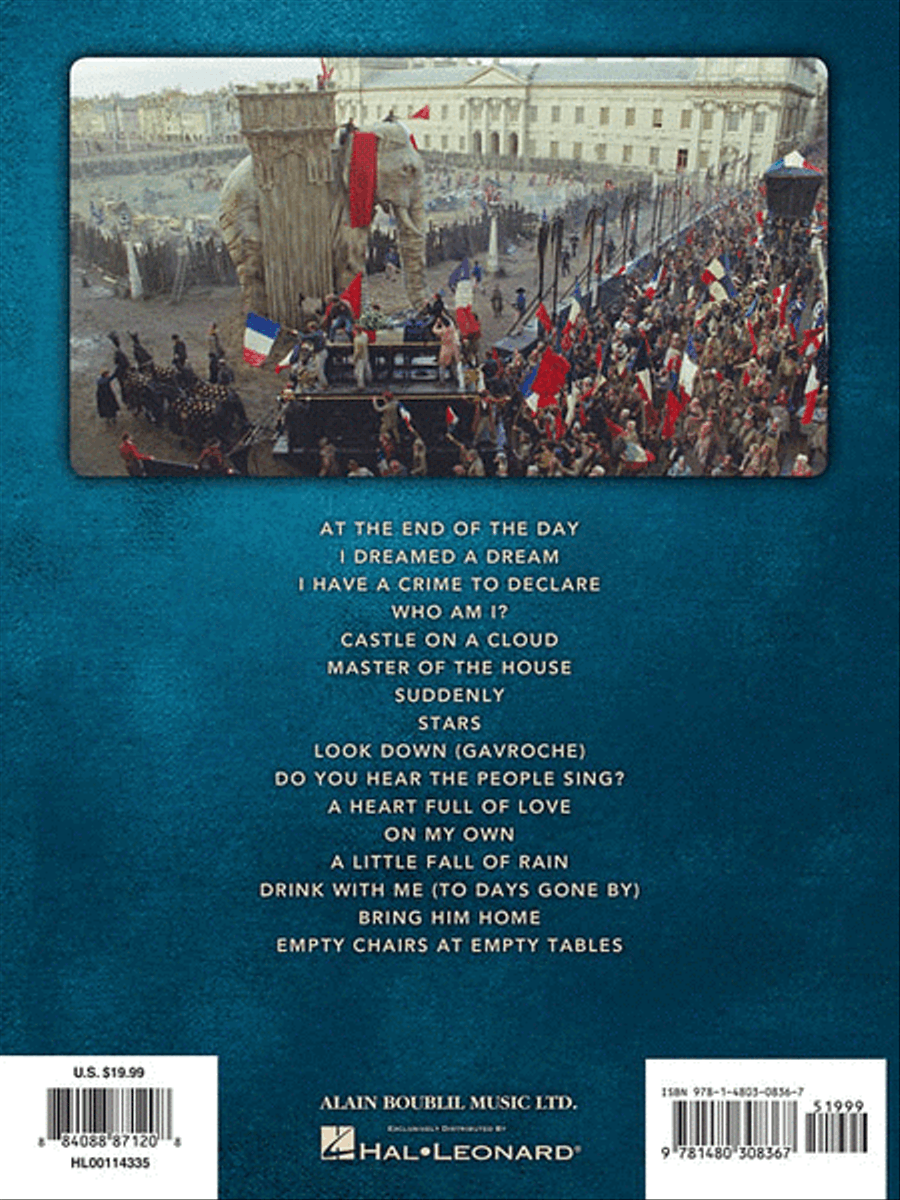 Les Misérables Piano, Vocal scores gallery preview page 4