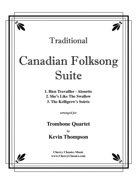 Canadian Folksong Suite for Trombone Quartet image number null