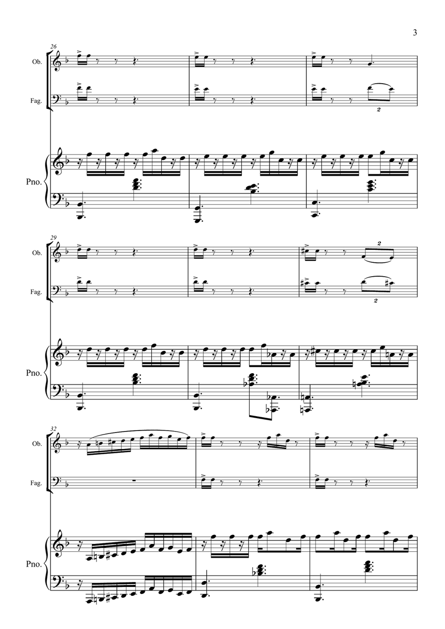 Orobroy Woodwind Duet scores gallery preview page 3