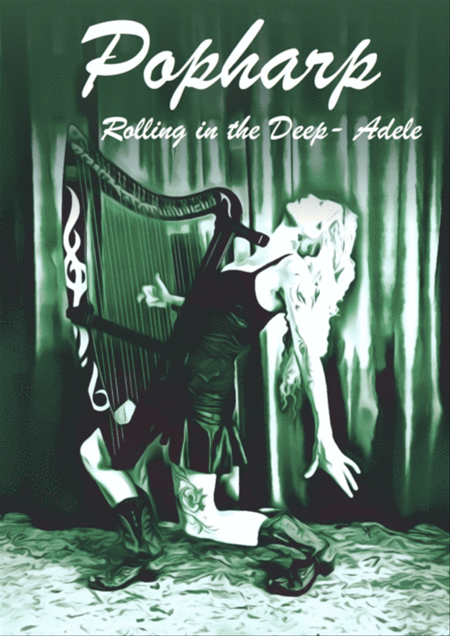 Rolling In The Deep Harp scores gallery preview page 1