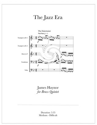 The Jazz Era for Brass Quintet