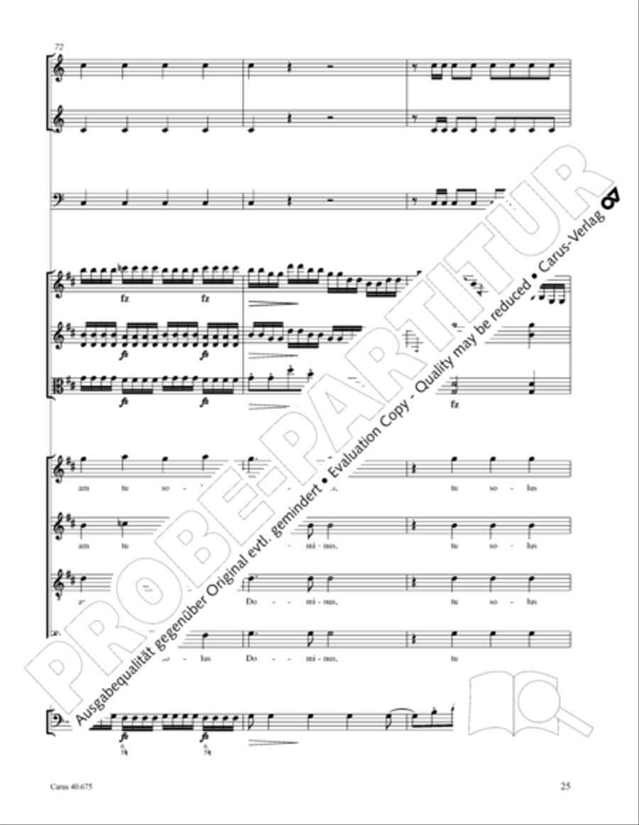 Mass in G Major STB scores gallery preview page 38