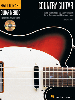 Book cover for Hal Leonard Country Guitar Method