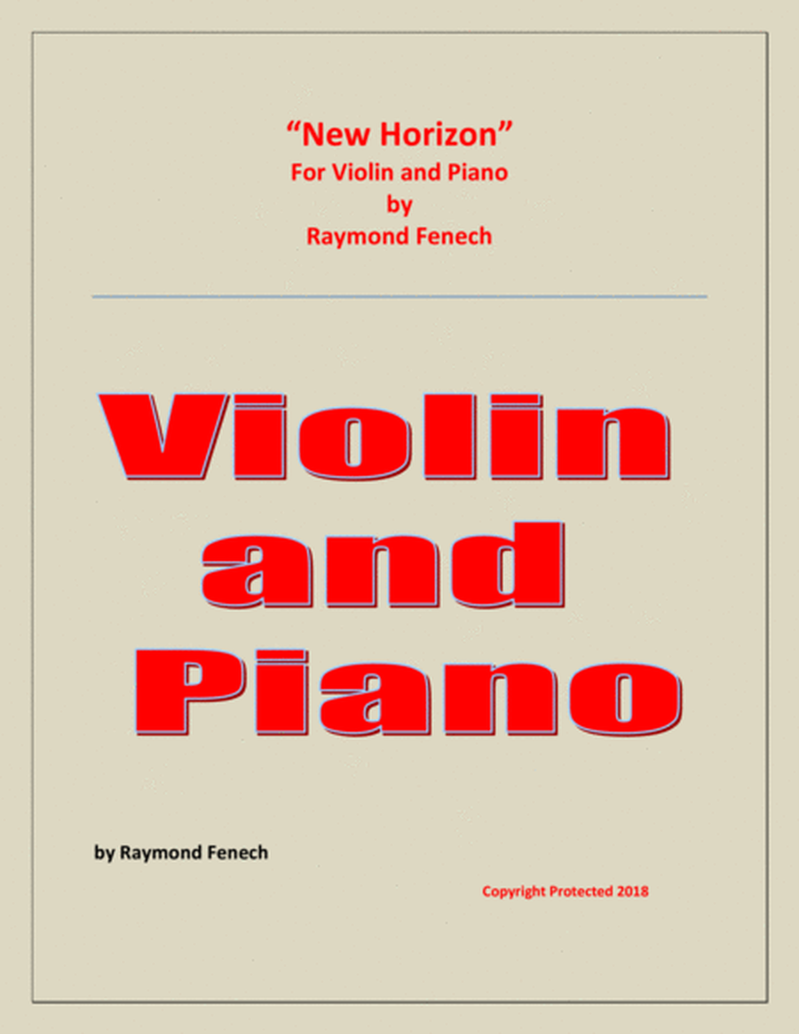 New Horizon - For Violin and Piano image number null