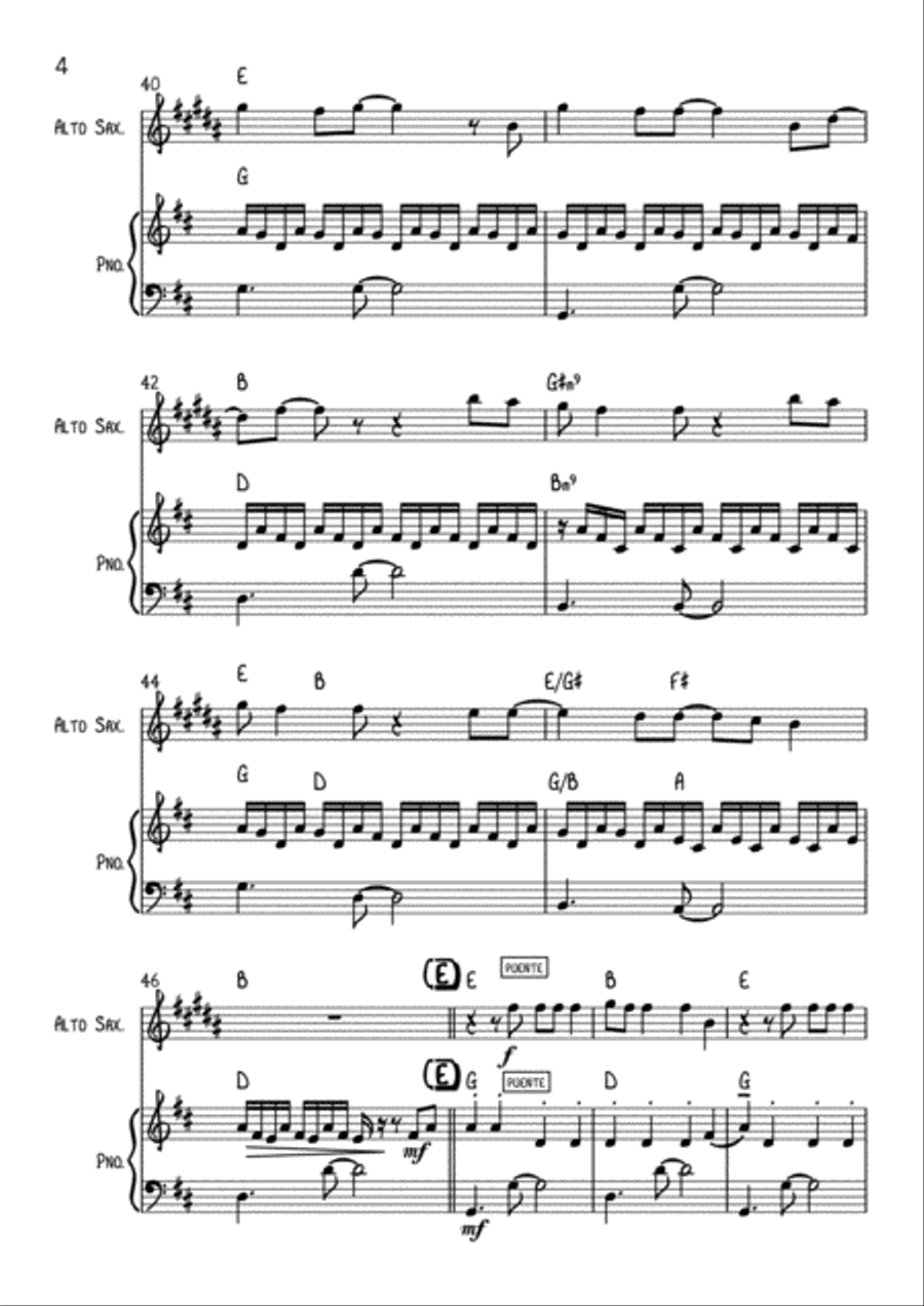 Fields Of Gold Alto Saxophone scores gallery preview page 4