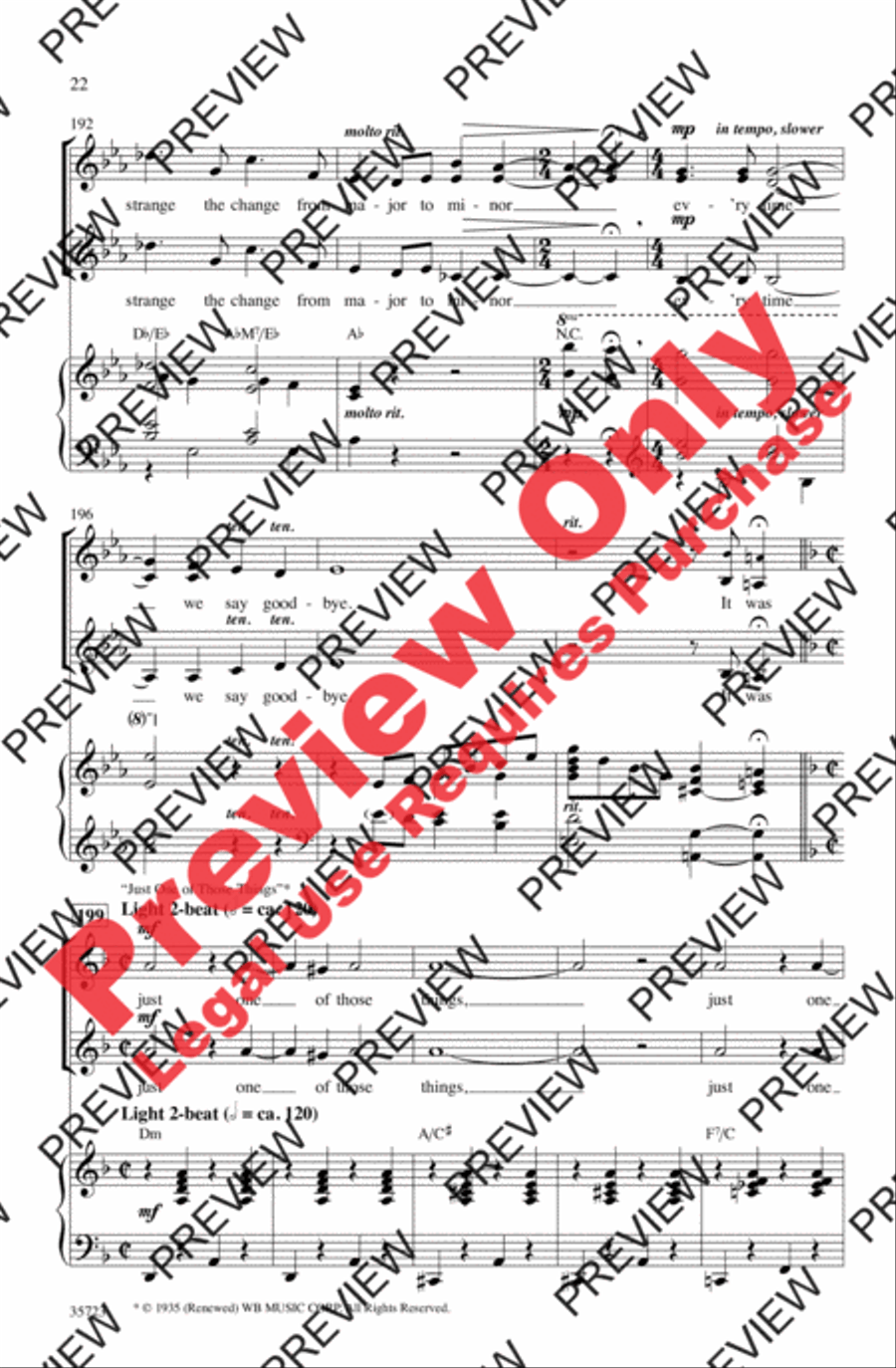 Let's Fall in Love Women's Choir scores gallery preview page 22