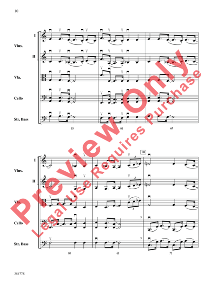 Western Skies String Orchestra scores gallery preview page 11