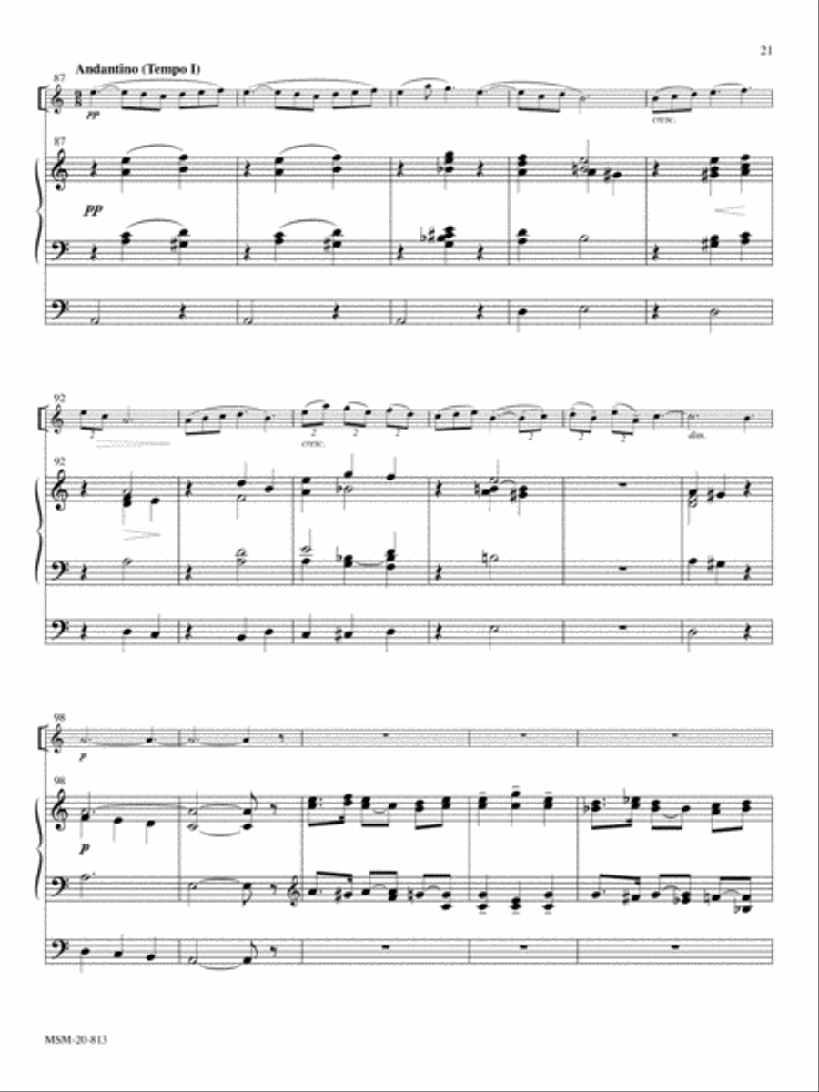 Elegy Organ scores gallery preview page 6