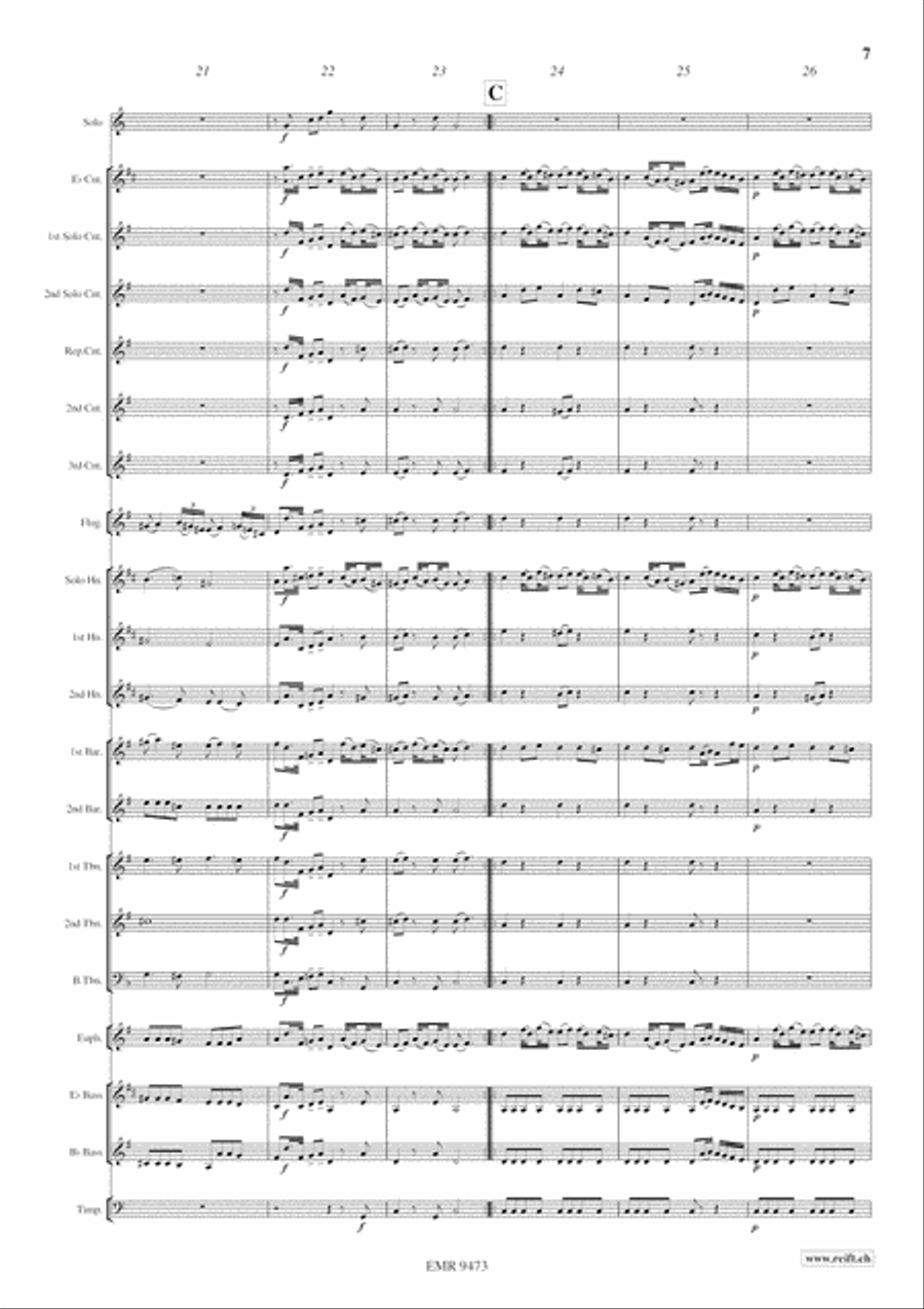 Sinfonia Pastorella Brass Band scores gallery preview page 8