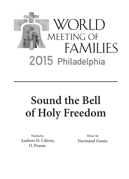 Sound the Bell of Holy Freedom (SATB/Accompaniment)