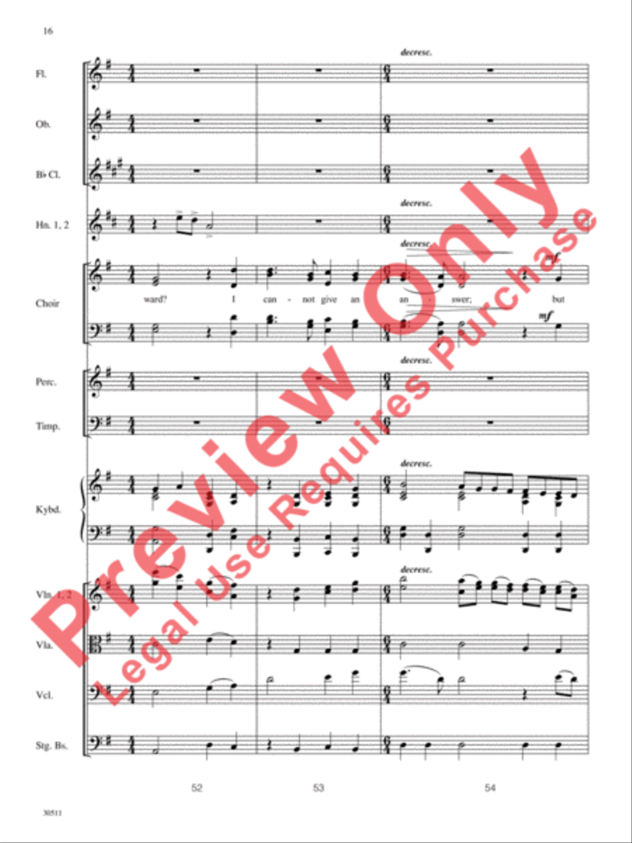 How Deep the Father's Love for Us Choir scores gallery preview page 17