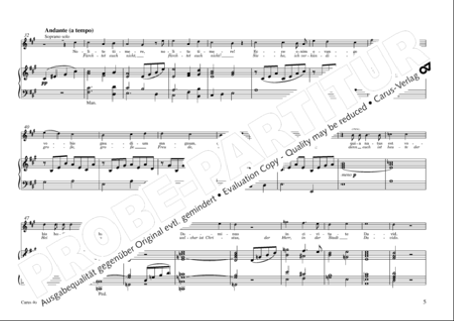 Oratorio de Noel (Weihnachtsoratorium) 4-Part scores gallery preview page 6