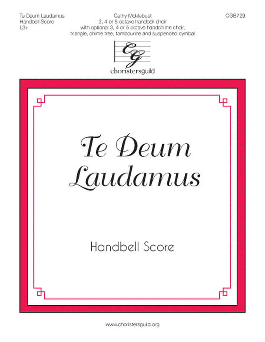 Te Deum Laudamus - Handbell Score image number null