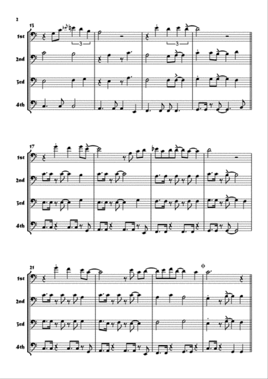 Nite Express Nite Express Brass Ensemble scores gallery preview page 2
