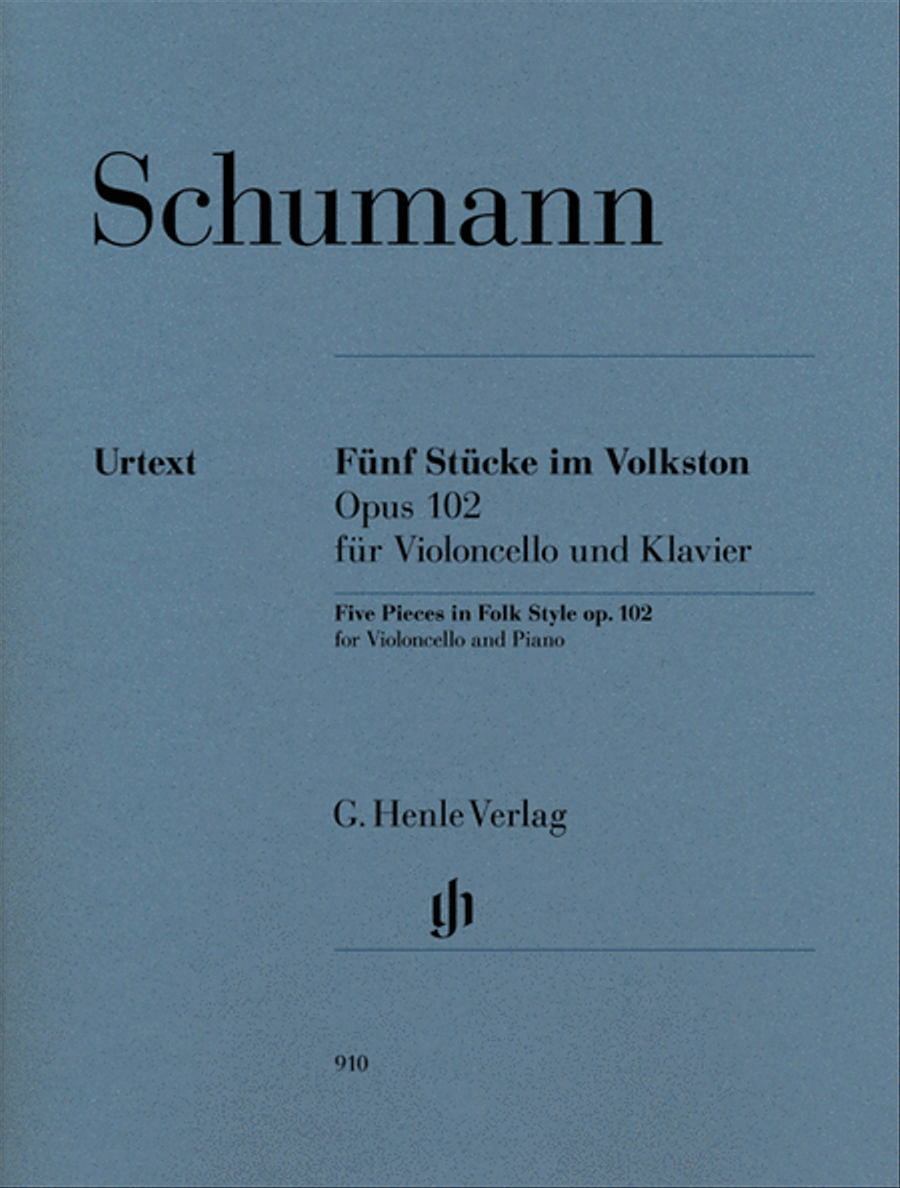 5 Pieces in Folk Style, Op. 102 Piano Accompaniment scores gallery preview page 1