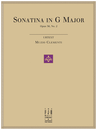 Book cover for Sonatina in G Major, Op.36, No.2