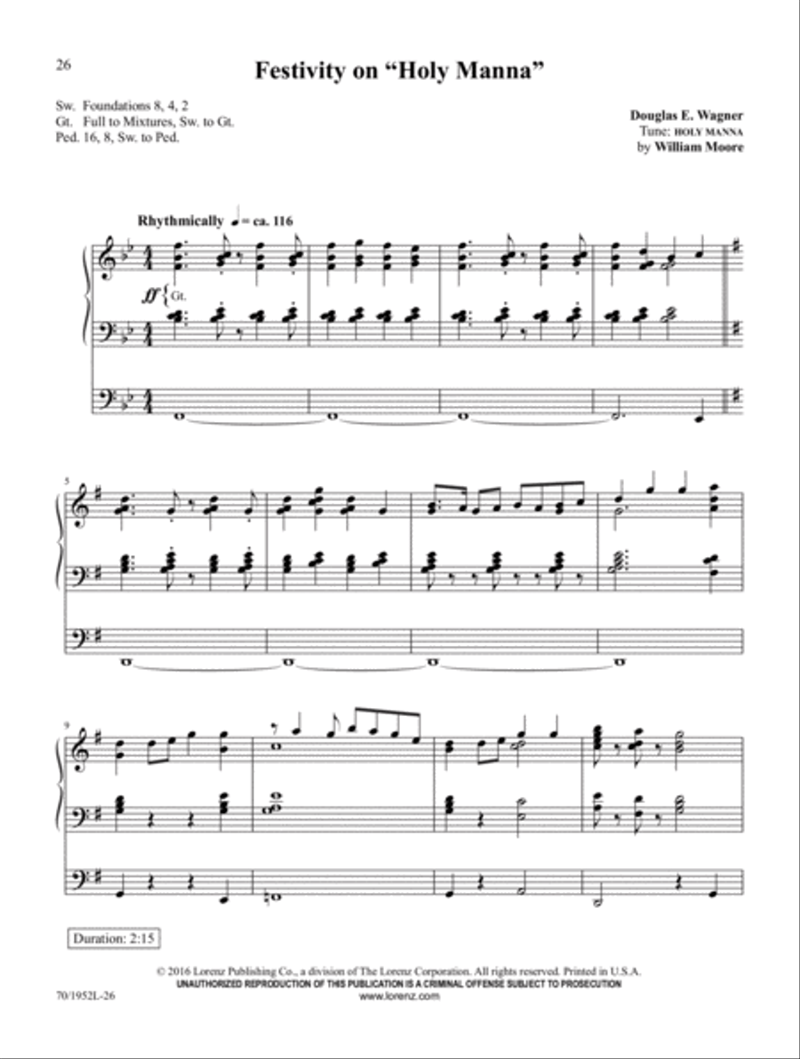 Music for Rejoicing Music for Rejoicing Organ Solo scores gallery preview page 10