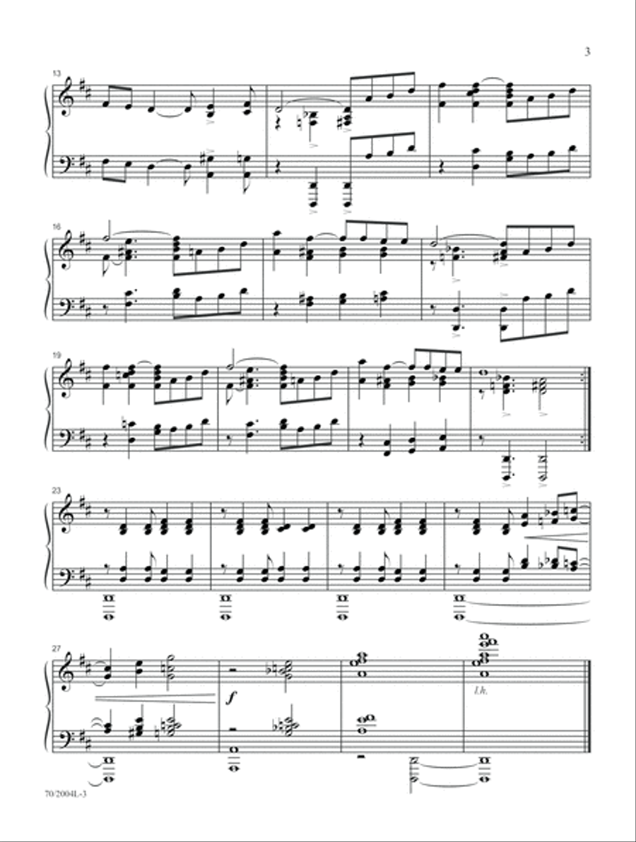 Spirituals (Digital Delivery) Piano Solo scores gallery preview page 3