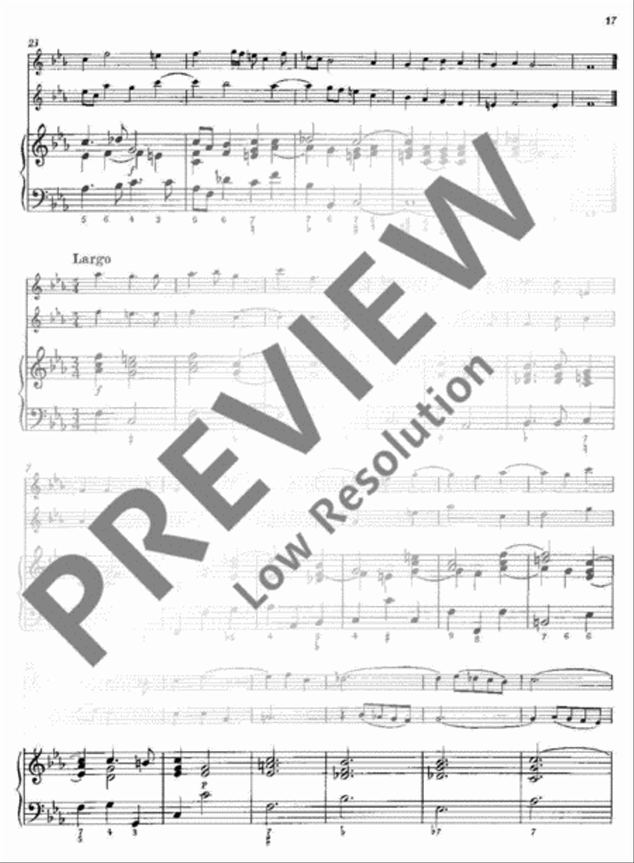 Twelve Triosonatas Cello scores gallery preview page 18