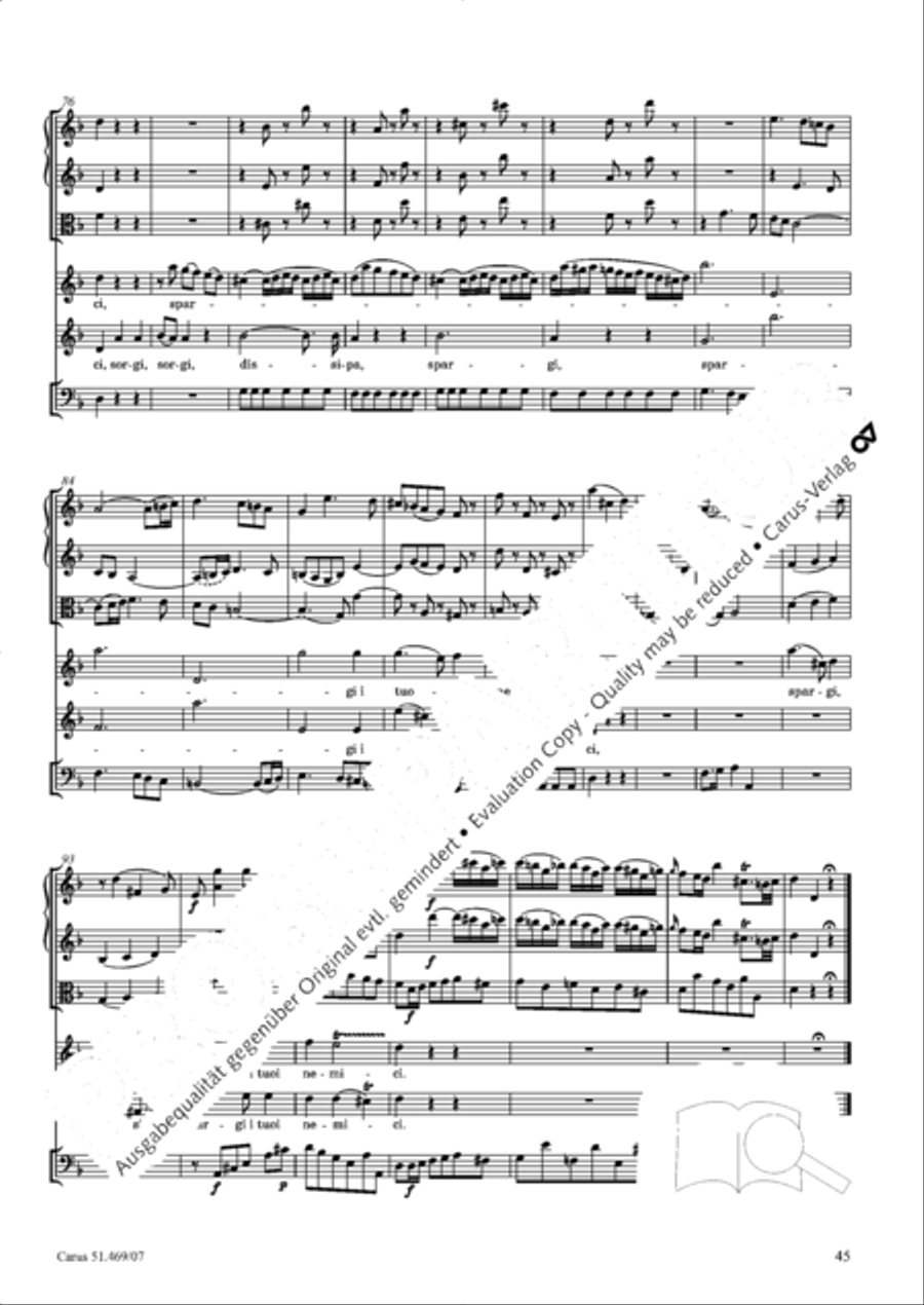 Davide penitente 4-Part scores gallery preview page 58